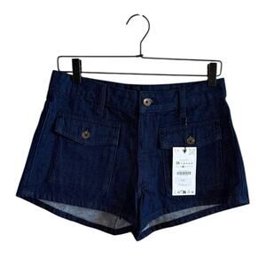 Zara Dark Blue Women's Shorts